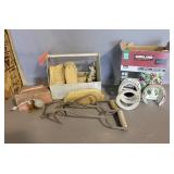 Horse Shoes/ Grooming Kit/ Vintage Bottle