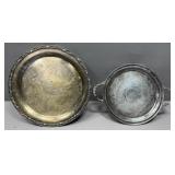 2 - Silver Trays / Platters