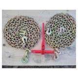 9200 lb Ratchet Binder w/ 2 Chains