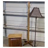 Small Chest, Wall Tree & Floor Lamp