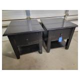 2 - Black Side Tables