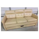 Hide-A-Bed Leather Couch