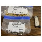 136 Rnds - 45 Ammo & Springfield 45ACP Magazine