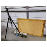 Cork Board & Tripod