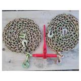 9200 lb Ratchet Binder w/ 2 Chains