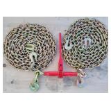 9200 lb Ratchet Binder w/ 2 Chains