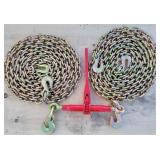 9200 lb Ratchet Binder w/ 2 Chains