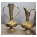 2- Brass Water Vessels