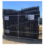 7 ft X 20 ft Metal Driveway Gate