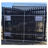 7 ft X 20 ft Metal Driveway Gate