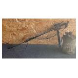 Antique Gas Can & Fence Stretcher
