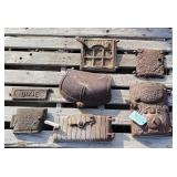 Vintage Decorative Wood Stove Parts