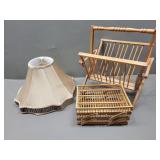 Magazine Rack, Lamp Shade, Folding Storage
