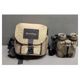 Bushnell Binoculars with Case & Chest Harness