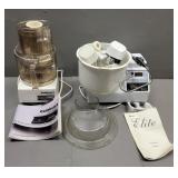 Cuisinart Food Processor & Elite Mixer