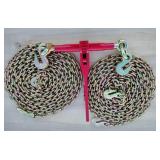 5400 lb Ratchet Binder w/ 2 Chains