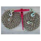 5400 lb Ratchet Binder w/ 2 Chains