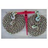 5400 lb Ratchet Binder w/ 2 Chains