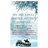We are a Full Service Auction Company
