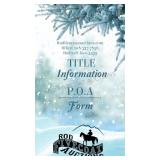 Title Information / P.O.A. Form