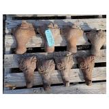 Vintage Decorative Wood Stove Parts