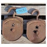 2-- Vintage Pulleys