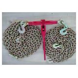 5400 lb Ratchet Binder w/ 2 Chains