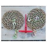 9200 lb Ratchet Binder w/ 2 Chains