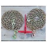 9200 lb Ratchet Binder w/ 2 Chains