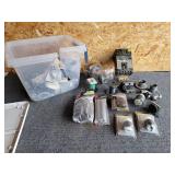 Tote of Electrical Supplies