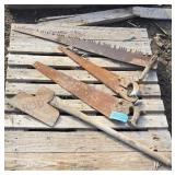 Rail Road Tie Ax, 2 Saw Blades