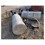 Semi Fuel Tanks w/ Brackets & Air Tanks