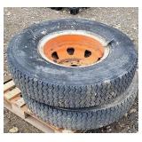 2-- Bridgestone 10.00R20 Tires