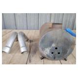 Small Wood Burning Stove & Stove Pipes