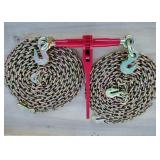 5400 lb Ratchet Binder w/ 2 Chains