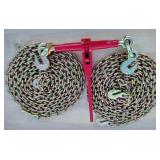 5400 lb Ratchet Binder w/ 2 Chains