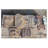 Vintage Decorative Wood Stove Parts