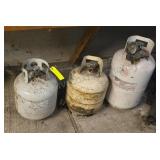 3 Propane Tanks