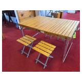 Folding Camp Table & Chairs