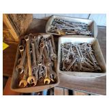 3 Trays of Wrenches