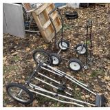 2 Misc Carts & and Baby Jogger Frame