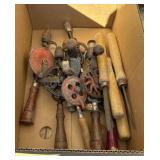 Vintage Hand Drills and Chisels