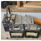 Batteries 5- 12 VoltBattery tender.