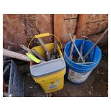 2 Buckets of Tools & Nails