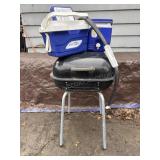 Charcoal BBQ, DonJoy Ice Machine & Cooler