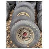 4 - 7.00-16 LW Tires & Rims