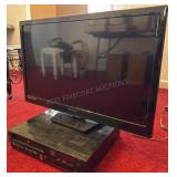 Emerson 31" TV & Toshiba VHS player (NO Remotes)