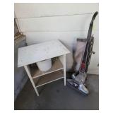 Kirby Vacuum & Small Shelf Cabinet