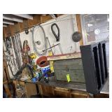 Items on Shop Wall & on Table & in Cubbies