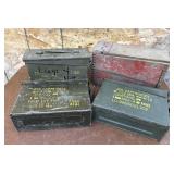 4 - Ammo Boxes with Contents